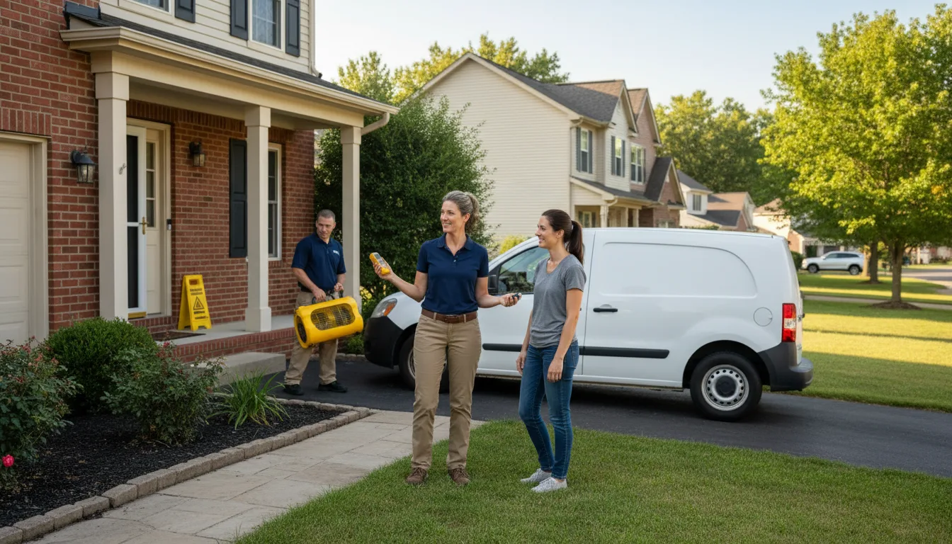 Residential water damage restoration in Cascade, CO